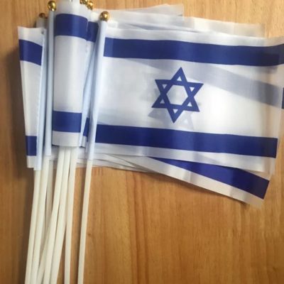 Handheld Israel Flags
