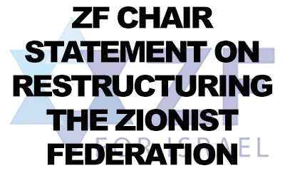 Restructuring of the Zionist Federation